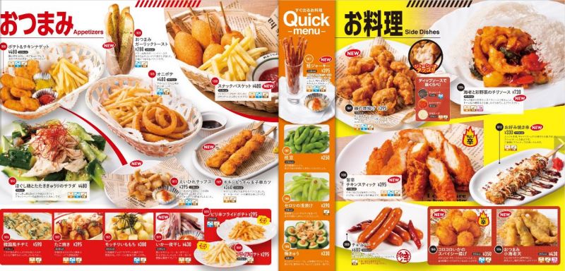 thực đơn món ăn